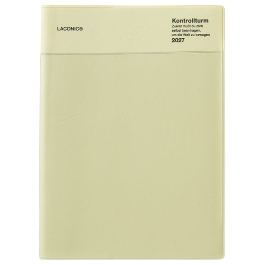 ＃【予約★7月上旬発送】 LACONIC ﾗｺﾆｯｸ 2026 9月始まり 手帳 週間ﾊﾞｰﾃｨｶﾙﾚﾌﾄ式(ﾊﾞｰﾁｶﾙ) ﾊﾞｰﾁｶﾙﾚﾌﾄ B6VL ポケット_イエロー :4580749660568