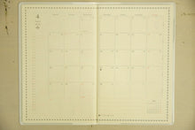 Load image into Gallery viewer, [10% OFF - Limited Time Offer] EL COMMUN 2020 April Start Planner Monthly (Block) A6 Compact Monthly Relax Panda Cute Fashionable Character Planner Cover matoka Planner :4589954874562

