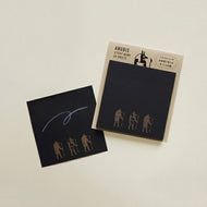 EL COMMUN ｴﾙｺﾐｭｰﾝ 手帳小物 ･ EGYPTIAN STICKY MEMO ｴｼﾞﾌﾟｼｬﾝ ﾌﾞﾗｯｸふせん ANUBIS 付箋 ﾎﾟｽﾄｲｯﾄ 手帳専用 かわいい おしゃれ おもしろ　メモ帳  ｽｹｼﾞｭｰﾙ帳 手帳のﾀｲﾑｷｰﾊﾟｰ :4582529494868