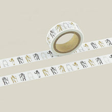 Load image into Gallery viewer, EL COMMUN EL COMMUN Seal ・ EGYPTIAN MASKING TAPE EGYPTIAN MASKING TAPE DIVINE Seal Book Lucky Bag Round Stylish Album Decoration Heart Large Quantity Sticker Smartphone Reward Flower Cute Schedule Book Diary :4582529494899
