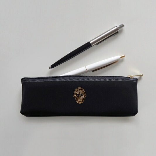 EL COMMUN ｴﾙｺﾐｭｰﾝ ﾊﾞｯｸ･小物 ･ EGYPTIAN PEN CASE ｴｼﾞﾌﾟｼｬﾝ ﾍﾟﾝｹｰｽ PHARAOH ﾍﾟﾝｹｰｽ 筆箱 ｼﾝﾌﾟﾙ おしゃれ 大容量 ｸﾘｱ  ｽｹｼﾞｭｰﾙ帳 手帳のﾀｲﾑｷｰﾊﾟｰ :4582529494936
