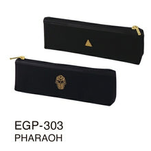 Load image into Gallery viewer, EL COMMUN ｴﾙｺﾐｭｰﾝ ﾊﾞｯｸ･小物 ･ EGYPTIAN PEN CASE ｴｼﾞﾌﾟｼｬﾝ ﾍﾟﾝｹｰｽ PHARAOH ﾍﾟﾝｹｰｽ 筆箱 ｼﾝﾌﾟﾙ おしゃれ 大容量 ｸﾘｱ  ｽｹｼﾞｭｰﾙ帳 手帳のﾀｲﾑｷｰﾊﾟｰ :4582529494936
