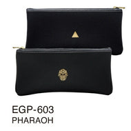 EL COMMUN ｴﾙｺﾐｭｰﾝ ﾊﾞｯｸ･小物 ･ EGYPTIAN FLAT PEN CASE ｴｼﾞﾌﾟｼｬﾝ ﾌﾗｯﾄﾍﾟﾝｹｰｽ PHARAOH ﾍﾟﾝｹｰｽ 筆箱 ｼﾝﾌﾟﾙ おしゃれ 大容量 ｸﾘｱ  ｽｹｼﾞｭｰﾙ帳 手帳のﾀｲﾑｷｰﾊﾟｰ :4582529498873