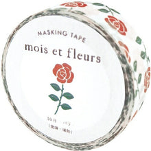 Load image into Gallery viewer, EL COMMUN ｴﾙｺﾐｭｰﾝ ｼｰﾙ ･ ﾏｽｷﾝｸﾞﾃｰﾌﾟ mois et fleurs ﾛｰｽﾞ ﾏﾄｶ mt 花 誕生花 幅広 白 ﾃﾞｺﾚｰｼｮﾝ  ｽｹｼﾞｭｰﾙ帳 手帳のﾀｲﾑｷｰﾊﾟｰ :4582529501689
