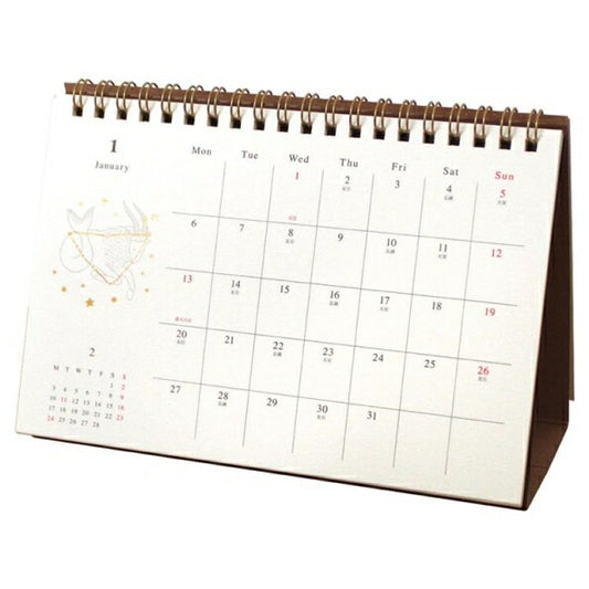 【SALE価格★】EL COMMUN ｴﾙｺﾐｭｰﾝ 2025 年 1月始まり ｶﾚﾝﾀﾞｰ H120×W180 卓上 ﾘﾝｸﾞﾀｲﾌﾟ Star Sign 星座 ｽﾀｰｻｲﾝ 月曜始まり ﾏﾄｶ MATOKA ｷｬﾗｸﾀｰ ﾃﾞｻﾞｲﾝ おしゃれ 大人かわいい  ｽｹｼﾞｭｰﾙ帳 手帳のﾀｲﾑｷｰﾊﾟｰ :4589954876757