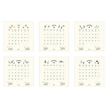 Load image into Gallery viewer, EL COMMUN ｴﾙｺﾐｭｰﾝ 2025 年 1月始まり ｶﾚﾝﾀﾞｰ H148×W148 卓上 ﾘﾝｸﾞﾀｲﾌﾟ Icon ｱｲｺﾝ 月曜始まり ﾊﾟﾝ ｶﾌｪ ﾐﾓｻﾞ ﾏﾄｶ MATOKA ﾃﾞｻﾞｲﾝ おしゃれ 大人かわいい  ｽｹｼﾞｭｰﾙ帳 手帳のﾀｲﾑｷｰﾊﾟｰ :4589954876702
