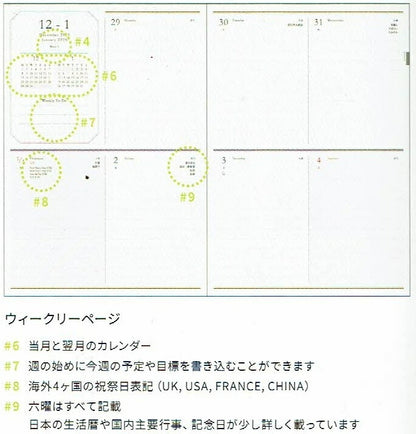 【メール便送料無料】EL COMMUN ｴﾙｺﾐｭｰﾝ 2026 1月始まり 手帳 週間ｾﾊﾟﾚｰﾄ式(ﾌﾞﾛｯｸ) B6 ﾏﾄｶ ﾜﾝﾎﾟｲﾝﾄ point MATOKA ｷｬﾗｸﾀｰ ﾃﾞｻﾞｲﾝ おしゃれ 大人かわいい ﾀﾞｲｱﾘｰ  ｽｹｼﾞｭｰﾙ帳 手帳のﾀｲﾑｷｰﾊﾟｰ :4539818139917