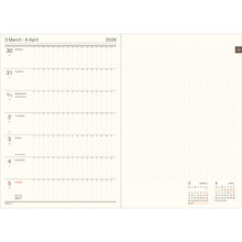 Load image into Gallery viewer, [Pre-order ★ Ships Early March] EL COMMUN 2026 April-Start Planner, Weekly Left (Horizontal), B6, Weekly Left Lundi MATOKA Character Design, Stylish and Cute, Button Closure Diary, Schedule Book :4582354967872
