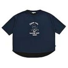 画像をギャラリービューアに読み込む, ＃疾走するﾁｬﾛ Tｼｬﾂ ﾈｲﾋﾞｰ L ｻｲｽﾞ 犬 釣り フィンランド語 北欧 ゆるかわ シンプル イラスト ｹｲｯﾄ :4582603474731
