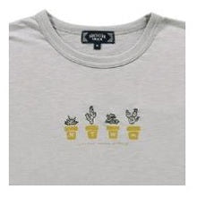 画像をギャラリービューアに読み込む, ＃鉢植えpt × 刺繍 Tｼｬﾂ ﾗｲﾄｸﾞﾚｰ M ｻｲｽﾞ ノーザントラック Tシャツ 観葉植物 グレー レディース カジュアル ナチュラル :4582603490342
