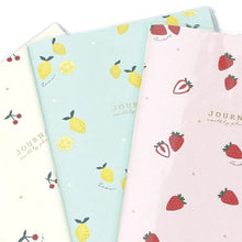 Load image into Gallery viewer, LABCLIP 2025 April (Starts March 2025) Planner Monthly (Block) B6 Monthly Petit Fruits Gem Trio Lemon Strawberry Cherry Diamond Design Stylish Adult Cute Diary Schedule Book Planner Timekeeper: 4582354964253
