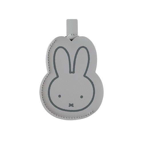 ＃ミッフィー/ケース付薄型ミラー　グレー : Miffy/Thin mirror with case, gray : 4582739991416 :4582739991416