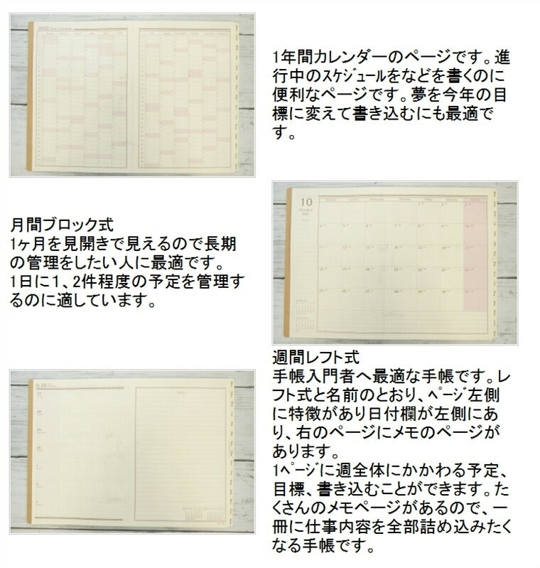 ｽｹｼﾞｭｰﾙ帳 2022 年4月始まり LABCLIP ﾗﾎﾞｸﾘｯﾌﾟ 2022年3月始まり 手帳 週間ﾚﾌﾄ式(ﾎﾘｿﾞﾝﾀﾙ) B6 ﾎﾞﾀﾆｶﾙ 大人かわいい おしゃれ 可愛い ｷｬﾗｸﾀｰ 手帳ｶﾊﾞｰ 手帳のﾀｲﾑｷｰﾊﾟｰ :4550045049558