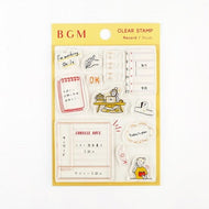 BGM ﾋﾞｰｼﾞｰｴﾑ ｽﾀﾝﾌﾟ ･ ｸﾘｱｽﾀﾝﾌﾟ 勉強 ｽﾀﾃﾞｨ ｽﾀﾝﾌﾟ台 ｲﾝｸ かわいい ｷｬﾗｸﾀｰ 手帳 ｲﾗｽﾄ 6mm 5個 3個 ごほうびｽﾀﾝﾌﾟ　事務　先生  ｽｹｼﾞｭｰﾙ帳 手帳のﾀｲﾑｷｰﾊﾟｰ :4589435513669