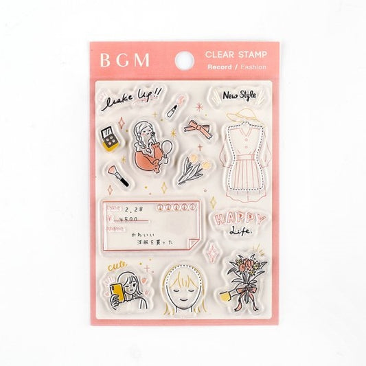 #クリアスタンプ ファッション --- <Japan stamp> :4589435513706