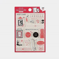 BGM ﾋﾞｰｼﾞｰｴﾑ ｽﾀﾝﾌﾟ ･ 記録･郵便 おしゃれ ｸﾘｱｽﾀﾝﾌﾟ  ｽｹｼﾞｭｰﾙ帳 手帳のﾀｲﾑｷｰﾊﾟｰ :4589435513836