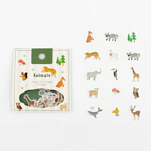 Load image into Gallery viewer, BGM Sticker Seals / BGM Flex Seal Animals Sticker Book Lucky Bag Round Stylish Album Decoration Heart Bulk Stickers Smartphone Reward Flower Cute Schedule Book Notebook Timekeeper :4589435520292
