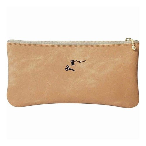 ＃PVCフラットペンケース　Point Hedgehog Camel : エルコミューン : PVC flat pencil case Point Hedgehog Camel : 4589954872100