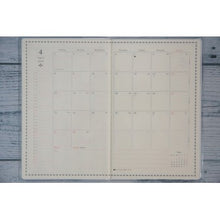 Load image into Gallery viewer, [10% OFF - Limited Time Offer] EL COMMUN 2020 April Start Planner Monthly (Block) A6 Compact Monthly Relax Panda Cute Fashionable Character Planner Cover matoka Planner :4589954874562
