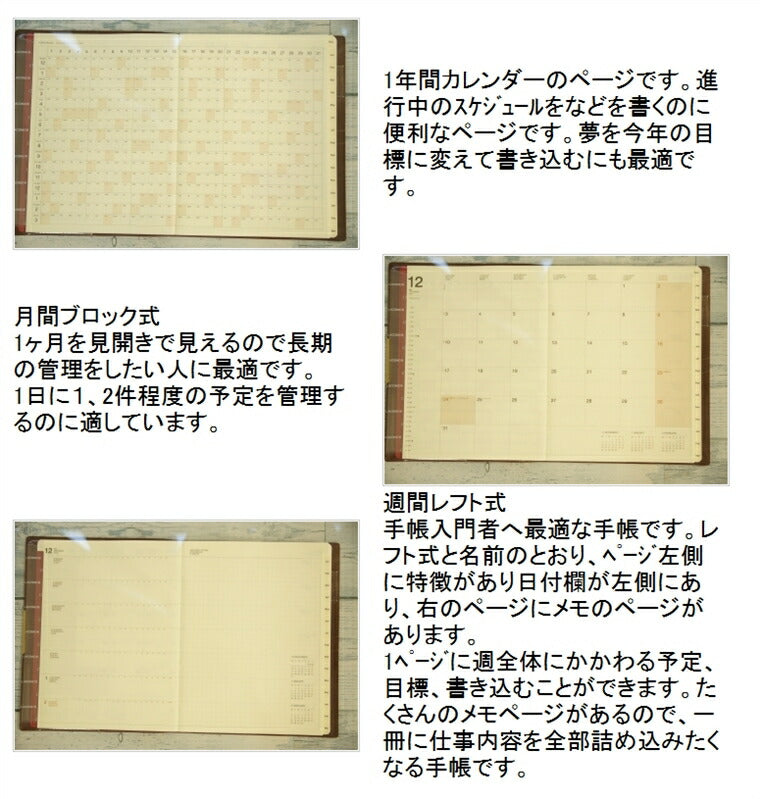 LACONIC Laconic January 2019 Start (December 2018 Start) Planner Weekly Left (Horizontal) A5 A5CPL Sponge B Metal Work Plan Small Items Adult Cute Stylish Refills Hobonichi Zodiac Niko and niko and Scheduler Planner Time Key :4582354957002