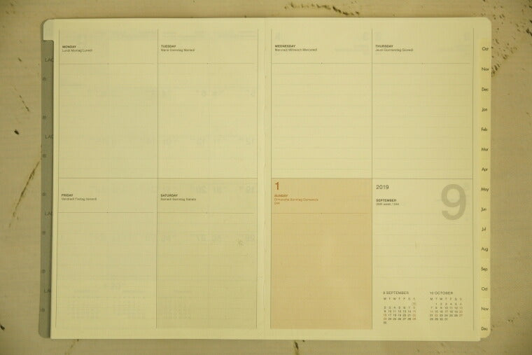 [Mail-bin Shipping Free] Schedule Book - Limited Original Collaboration LACONIC L January 2025 Start (December 2024 Start) Planner Weekly Separate (Block) B6 Zipper Fastener Character Cute Delfonics Artimiss Planner Timekeeper: 4948197029328
