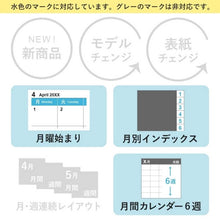 画像をギャラリービューアに読み込む, ＃25年月間ﾀﾞｲｱﾘｰｶﾚﾝﾀﾞｰﾀｲﾌﾟｲﾝﾃﾞｯｸｽ付 (株)日本能率協会マネジメントせんたー :4900855264243
