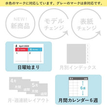 画像をギャラリービューアに読み込む, ＃25年月間ﾀﾞｲｱﾘｰｶﾚﾝﾀﾞｰﾀｲﾌﾟ日曜始まり (株)日本能率協会マネジメントせんたー :4900855264595
