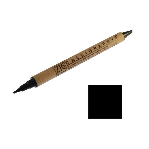 ＃ＺＩＧ　メモリーシステム　カリグラフィーⅡ　ＰＵＲＥＢＬＡＣＫ (株)呉竹精昇堂 :4901427254884