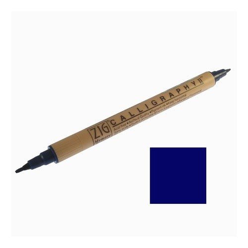 ＃ＺＩＧ　メモリーシステム　カリグラフィーⅡ　ＮＡＶＹ (株)呉竹精昇堂 :4901427255003