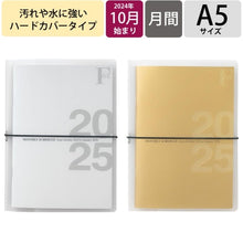 Load image into Gallery viewer, ＃ＦＯＢＡ５ホルダーダイアリーＭ金２０２５ 極東ﾉｰﾄ(株) :4901470037984
