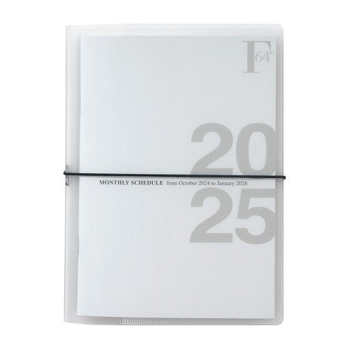 ＃ＦＯＢＡ５ホルダーダイアリーＭ白２０２５ 極東ﾉｰﾄ(株) :4901470037991