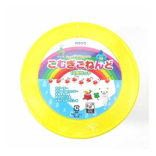 バケツ入りこむぎこねんど（１２色セット）