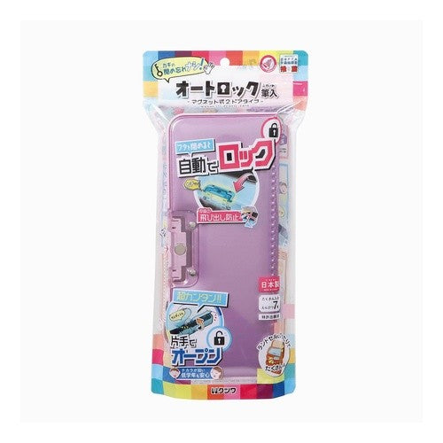 ＃オートロック筆入（パープル） ｸﾂﾜ(株) :4901478196447