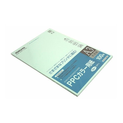 ＃ＫＢカラー用紙再生　１００枚Ａ３　青 ｺｸﾖ(株) :4901480023366