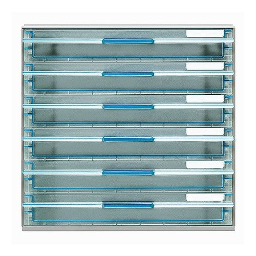＃レターケース＜ＵＮＩＦＥＥＬ＞Ａ４タテ透明引き出しタイプ浅型６段 ｺｸﾖ(株) :4901480197258