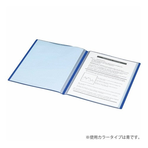 ＃クリヤーブックノビータウェーブカットＡ４縦固定式４０枚ポケット赤 ｺｸﾖ(株) :4901480258331