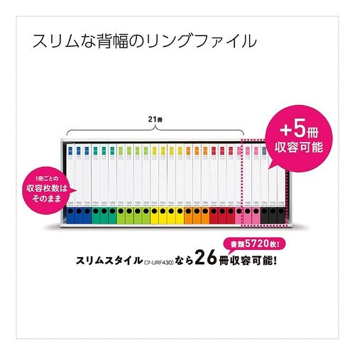 リングファイル＜スリム＞Ａ４Ｓ・３３０枚