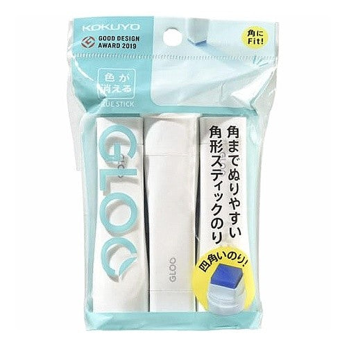 ＃グルースティックのり・色が消えるＳ・３本 ｺｸﾖ(株) :4901480372846
