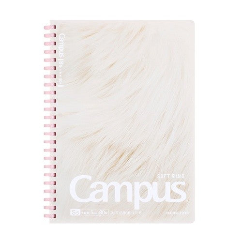 ＃キャンパス 肉球 ソフトリング ノート A5 5mm方眼 ラグドール ス : コクヨ(株) : Campus Paw Soft Ring Notebook A5 5mm Grid Ragdoll : 4901480396071