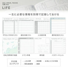 Load image into Gallery viewer, KOKUYO ｺｸﾖ 2026 2025年 11月始まり 手帳 週間ﾊﾞｰﾃｨｶﾙ式(ﾊﾞｰﾁｶﾙ) A5 ｼﾞﾌﾞﾝ手帳 ﾌｧｰｽﾄｷｯﾄ DIARY LIFE IDEA ｽﾘﾑ 月曜始まり 24時間 じぶん 自分手帳 ﾀﾞｲｱﾘｰ  ｽｹｼﾞｭｰﾙ帳 手帳のﾀｲ :4901480333731
