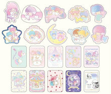 Load image into Gallery viewer, SANRIO Sanrio Bags and Accessories - Little Twin Stars Stickers with Plastic Case, Sticker Album, Lucky Bag, Round, Stylish, Album, Decoration, Heart, Bulk, Stickers, Smartphone, Reward, Flower, Cute, Schedule Book, Notebook Timekeeper: 4901610037553
