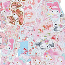 Load image into Gallery viewer, SANRIO Sanrio Bags and Accessories My Melody Sticker Set with Case Sticker Book Lucky Bag Round Stylish Album Decoration Heart Large Quantity Stickers Smartphone Reward Flower Cute Schedule Book Time Keeper :4901610037560
