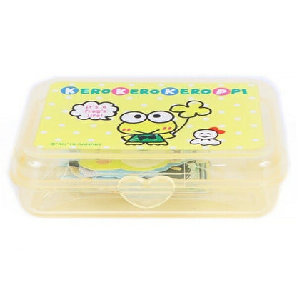 SANRIO Sanrio Bags and Accessories Keroppi Sticker Set in Plastic Case, Sticker Album, Lucky Bag, Round, Stylish, Album Decoration, Heart, Bulk, Stickers, Smartphone, Reward, Flower, Cute, Schedule Book, Notebook Timekeeper: 4901610037683