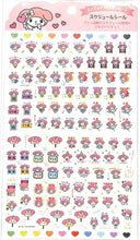 Load image into Gallery viewer, SANRIO Sanrio Stickers ・ MM Schedule Sticker ID Sticker Book Lucky Bag Schedule Decoration Stickers Diary Animal Character Sanrio Idol Otaku Otaku Schedule Book Organizer :4901610671979
