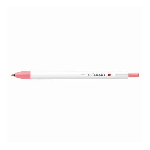 ＃クリッカート　ピーチピンク ゼブラ --- クリッカート ノック式水性サインペン ピーチピンク WYSS22-PP 【× 10 本 】 : clickart peach pink :4901681104369