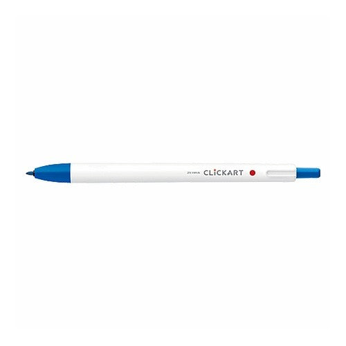 ＃クリッカート　ペールブルー ゼブラ --- クリッカート ノック式水性サインペン ペールブルー WYSS22-PB 【× 10 本 】 : clickart pale blue :4901681104413