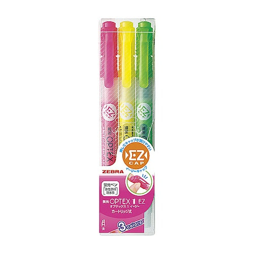 ZEBRA OptiTex 1-EZ 3-Color Set (OptiTex 1-EZ) :4901681313303