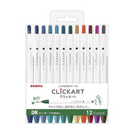 クリッカート １２色セットＣ ゼブラ(ZEBRA) Zebra Technologies :4901681382330