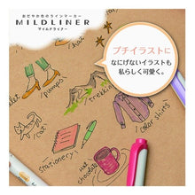 Load image into Gallery viewer, ＃マイルドライナー　ＮＣ　５色セット　Ｎ ゼブラ(ZEBRA) --- ゼブラ 蛍光ペン マイルドライナー 渋マイルド色 NC5色 WKT7-5C-NC-N : Mild liner NC 5 color set N :4901681416714
