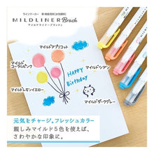 Load image into Gallery viewer, Mildliner Brush M Orange Zebra (ZEBRA) ZEBRA :4901681424795

